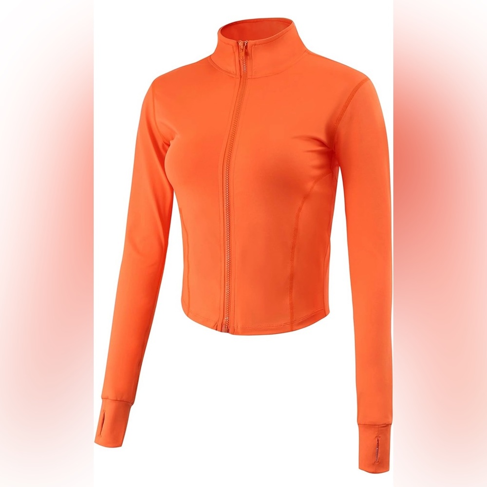 Athletic Full Zip Lightweight Workout Jacket